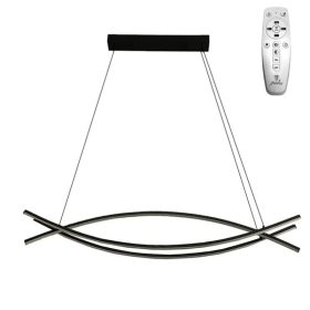 Wave 2 LED dizájn függeszték 70W 1m Fekete