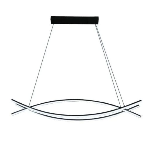 Wave 2 LED dizájn függeszték 70W 1m Fekete
