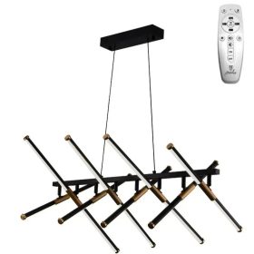   LED mennyezeti modern dizájn függőlámpa 100W Fekete/arany