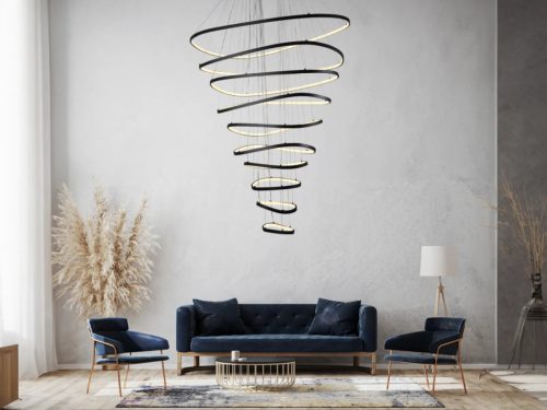 SLICE óriás gyűrűs függőlámpa 3x1 méter