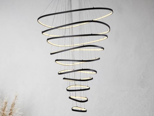 SLICE óriás gyűrűs függőlámpa 3x1 méter