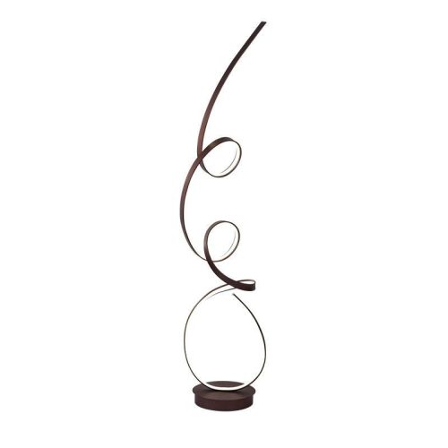 Barna LED dizájn állólámpa 80W CCT 145cm