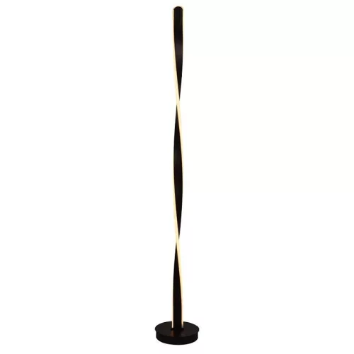 Fekete TWIST LED design állólámpa 65W CCT 147cm