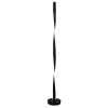 Fekete TWIST LED design állólámpa 65W CCT 147cm