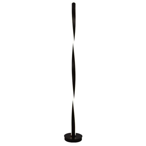 Fekete TWIST LED design állólámpa 65W CCT 147cm