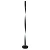 Fekete TWIST LED design állólámpa 65W CCT 147cm