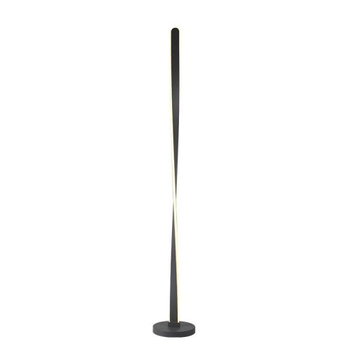 Ezüst TWIST LED design állólámpa 65W CCT 147cm