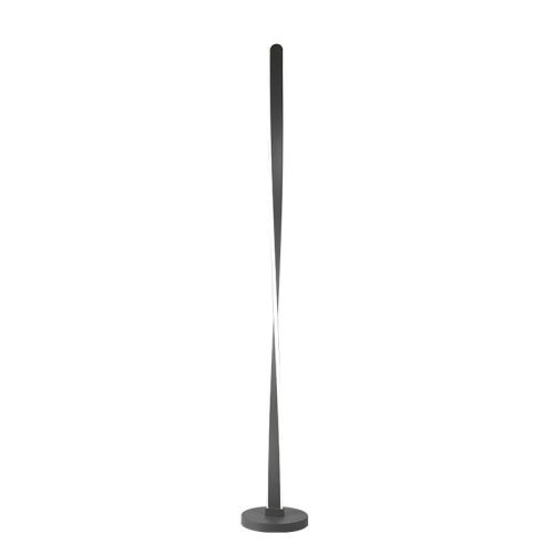 Ezüst TWIST LED design állólámpa 65W CCT 147cm