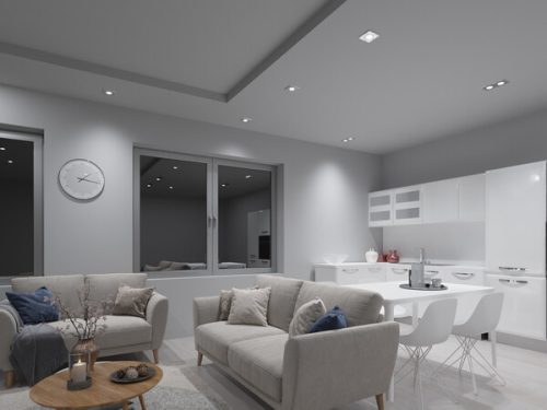 Mennyezeti spot lámpatest MORTA spot keret GU10/MR16 átlátszó-Kanlux