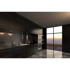   Mennyezeti spot lámpatest MORTA spot keret GU10/MR16 fekete kör-Kanlux