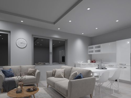 Mennyezeti spot lámpatest MORTA spot keret GU10/MR16 kör-Kanlux