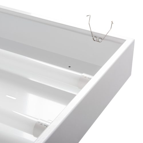 Kanlux REGIS 60x60 cm-es süllyeszthető rácsos lámpatest kazettás mennyezetbe