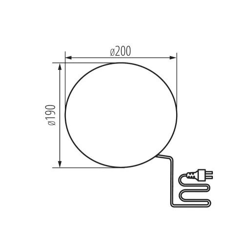 STONO Kerti Gömb Lámpatest 20cm E27 - KANLUX