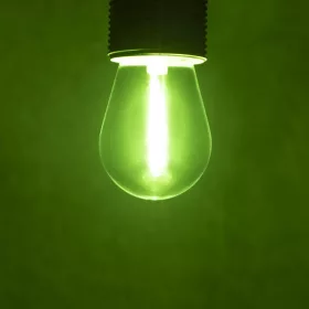 Kanlux ST45 filament LED fényforrás 0,9W E27 Zöld