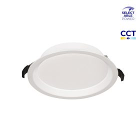 Kanlux TIBERI CCT modern kerek fehér mennyezeti LED lámpa állítható funkciókkal