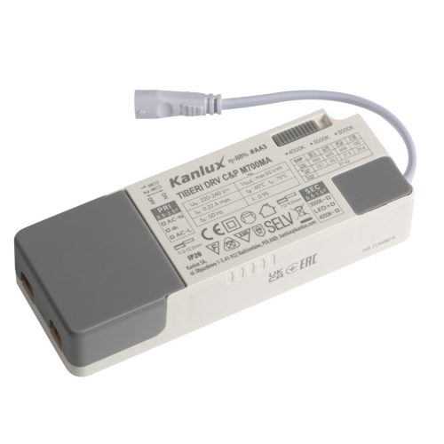 Kanlux TIBERI CCT modern kerek fehér mennyezeti LED lámpa állítható funkciókkal 29W