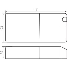 Kanlux TIBERI DALI professzionális szabályozható LED tápegység 700mA kimenettel