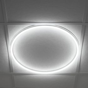 Kanlux AVAR 60x60cm-es, 40W-os LED panel irodai világításhoz, természetes fehér fénnyel