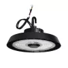 Kanlux HB PRO STRONG 100W-os, 1-10V dimmelhető ipari LED csarnokvilágító (High Bay), fekete robusztus alumínium házzal.