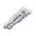 Tükrös armatúra LED fénycsőhöz  2x120cm