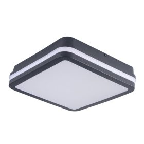   BENO kültéri mennyezeti LED lámpa 24W 1930lm 4000K Grafit Négyzet
