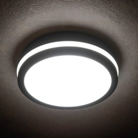   BENO kültéri mennyezeti LED lámpa 18W 1400lm 4000K Grafit Kör