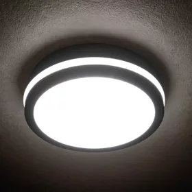   BENO kültéri mennyezeti LED lámpa 18W 1400lm 4000K Grafit Kör