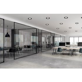 Kanlux TIBERI PRO fekete mennyezeti spot lámpatest 30W 4000K IP44