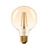 Kanlux XLED G95 filament LED gömb izzó, 7W, 2500K meleg fehér fénnyel