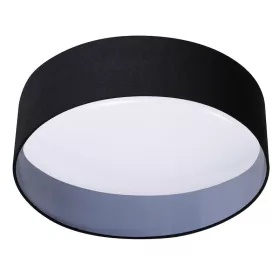   Mennyezeti lámpa szövet burával 17,5W 1500lm 3000K Fekete RIFA LED