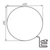 STONO Kerti Gömb Lámpatest 49cm E27 - KANLUX