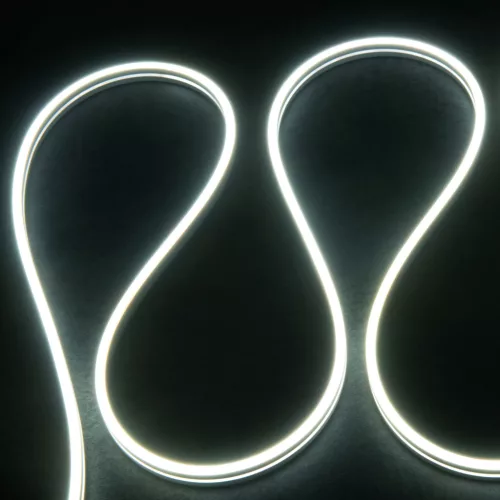 Hajlítható Neon Flex LED szalag, ami homogén, pontmentes fényt ad egyedi feliratokhoz
