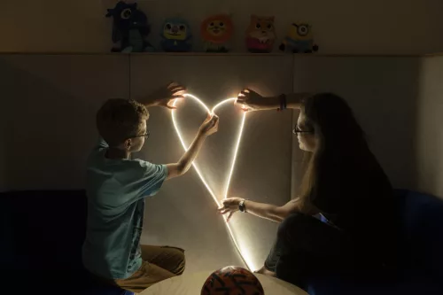 Lyukas Lezáró Kupak Kanlux Neon LED szalaghoz (5db)