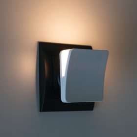   Kanlux HOFI éjszakai irányfény alkonykapcsolóval Meleg fehér 0,28W Fehér