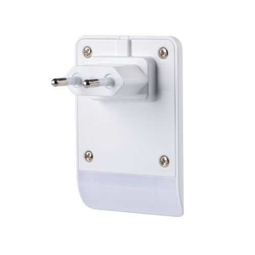 Kanlux ORISA éjjeli irányfény alkonykapcsolóval Meleg fehér 0,28W Fehér