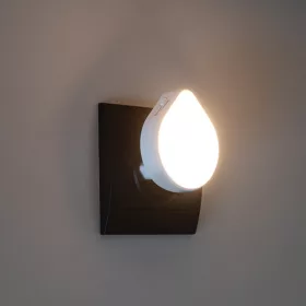   Kanlux ULOV éjszakai irányfény alkonykapcsolóval és fényerőszabályzással, Meleg fehér 0,5W
