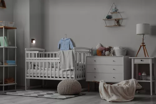 Kanlux ULOV éjszakai irányfény alkonykapcsolóval és fényerőszabályzással, Meleg fehér 0,5W
