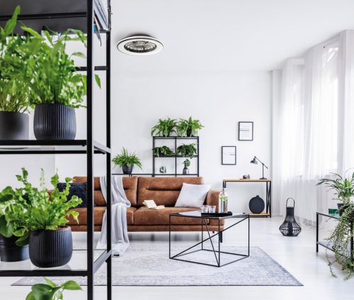 PLAVE LED mennyezeti ventilátor lámpa CCT Ø48,5mm 48W-Kanlux