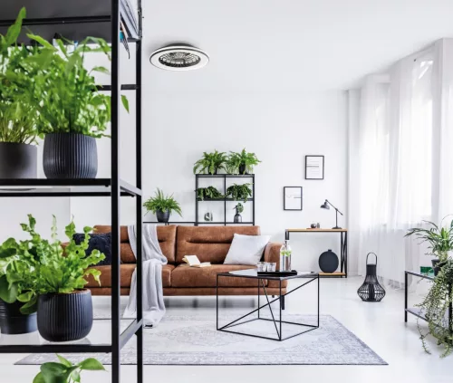 PLAVE LED mennyezeti ventilátor lámpa CCT Ø48,5mm 48W-Kanlux