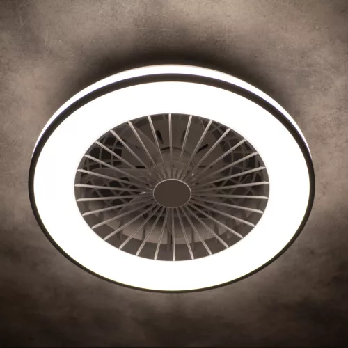 PLAVE LED mennyezeti ventilátor lámpa CCT Ø48,5mm 48W-Kanlux