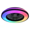 RGB LED ventilátoros lámpa Ø485 mm – PLAVE – távirányítóval és állítható színhőmérséklettel