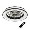 PLAVE LED mennyezeti ventilátor lámpa – RGB+CCT – Ø485 mm – távirányítós világítás és hűtés