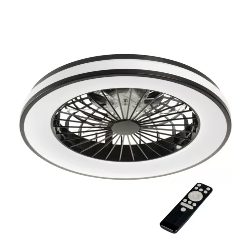 PLAVE LED mennyezeti ventilátor lámpa – RGB+CCT – Ø485 mm – távirányítós világítás és hűtés