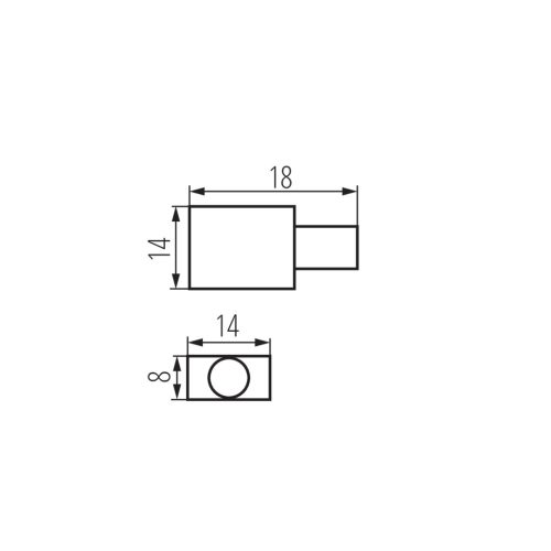Lyukas Lezáró Kupak Kanlux RGB Neon LED szalaghoz (5db)