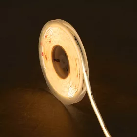 Kanlux COB vízálló IP65 digitális futófényes COB LED szalag meleg fehér fénnyel tekercsen