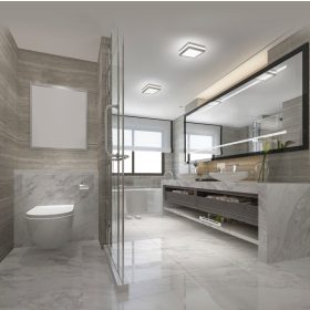   Kanlux cserélhető fényforrású mennyezeti lámpa négyzetes JURBA E27