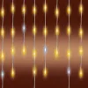 Home KKF600D10M LED-es sziporkázó fényfüggöny 600 db melegfehér DOT LED-del és villogó hidegfehér effekttel, 10 méter széles, IP44 kültéri védettséggel