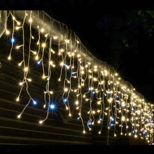 LED-es sziporkázó fényfüggöny 10m 600 LED