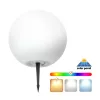 Kobi Garden Ball 30cm-es napelemes LED gömb lámpa, ami a kertben világít RGB és meleg fehér fénnyel