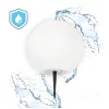 Kobi Garden Ball 30cm-es napelemes LED gömb lámpa, ami a kertben világít RGB és meleg fehér fénnyel